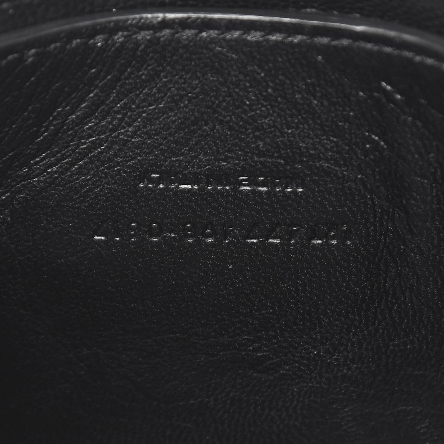 Grain De Poudre Small West Hollywood Monogram Fold-Over Bag Black