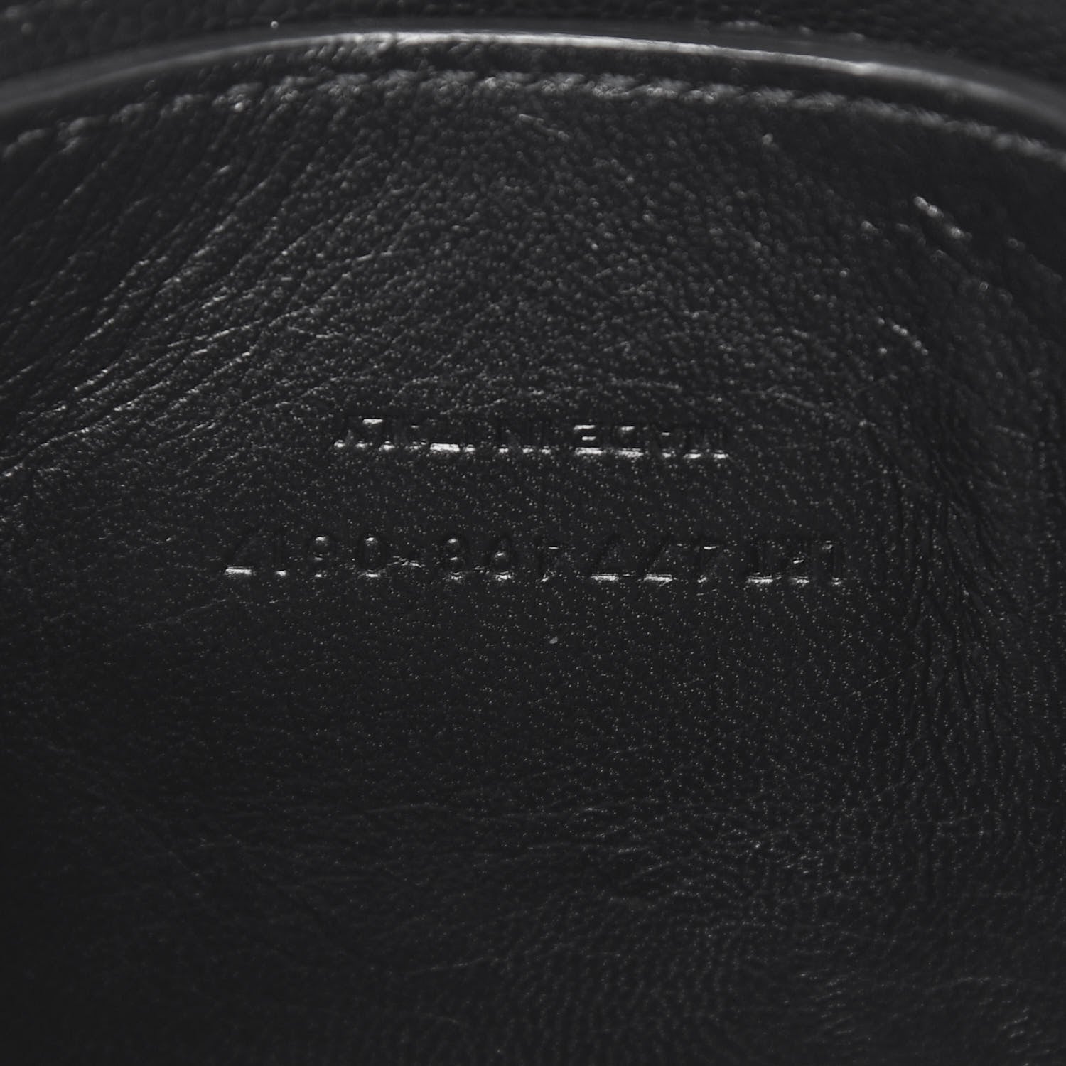 Saint Laurent Grain De Poudre Small West Hollywood Monogram Fold-Over Bag Black 6 of 11