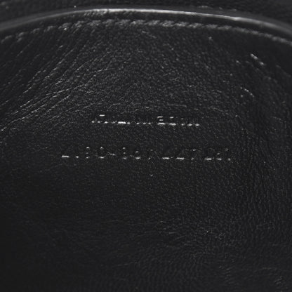 Saint Laurent Grain De Poudre Small West Hollywood Monogram Fold-Over Bag Black 6 of 11