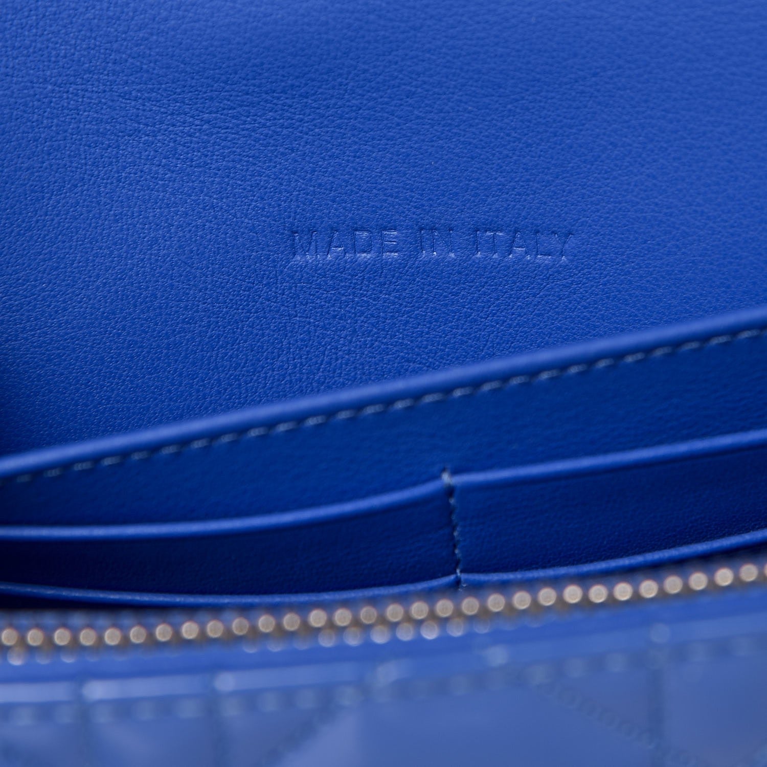 Christian Dior Patent Cannage Miss Dior Promenade Pouch Blue 7 of 7