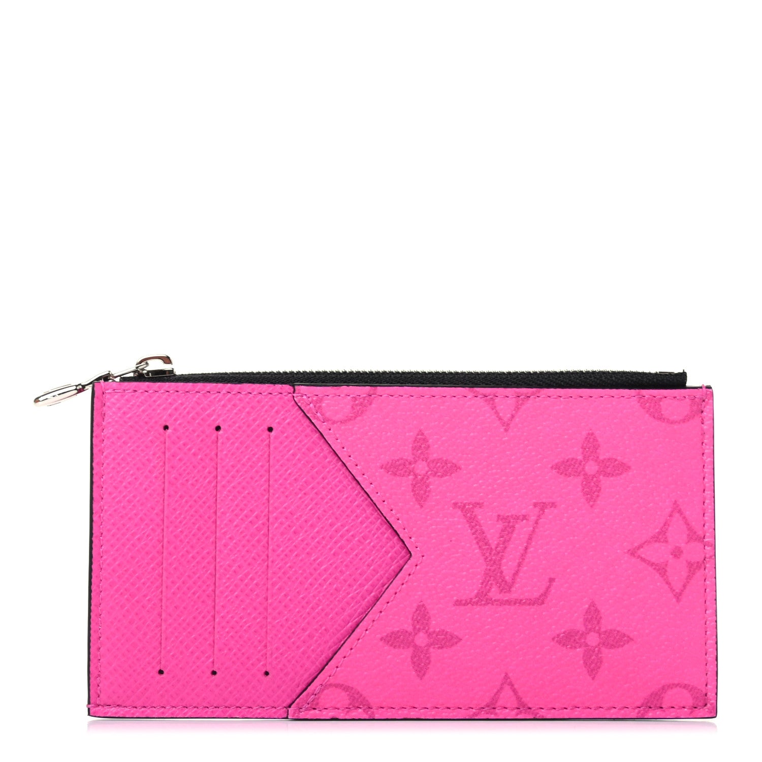 Louis Vuitton Taigarama Coin Card Holder Fuchsia 1 of 4