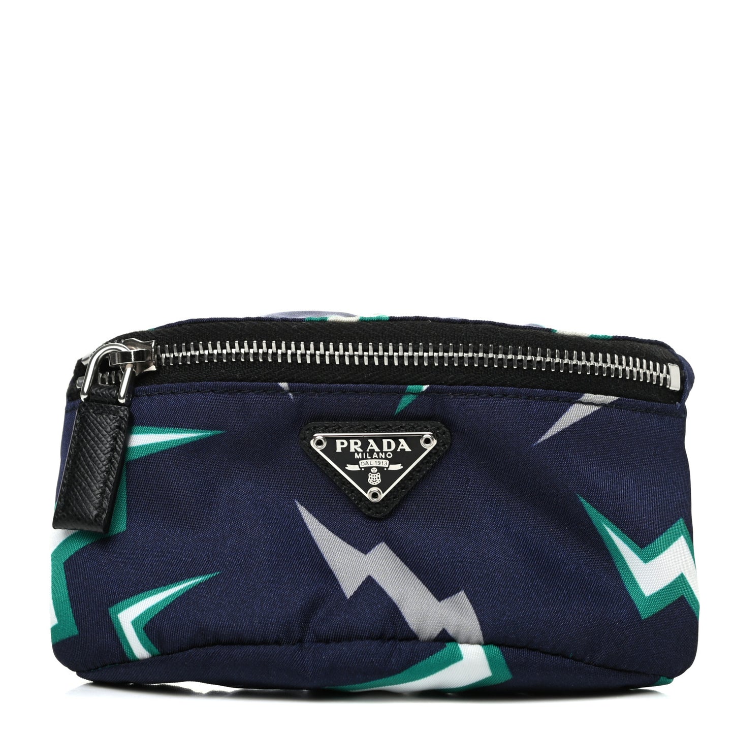 X UNIVERSAL STUDIOS Tessuto Nylon Thunder Frankenstein Print Mini Arm Bag Blu Smeraldo