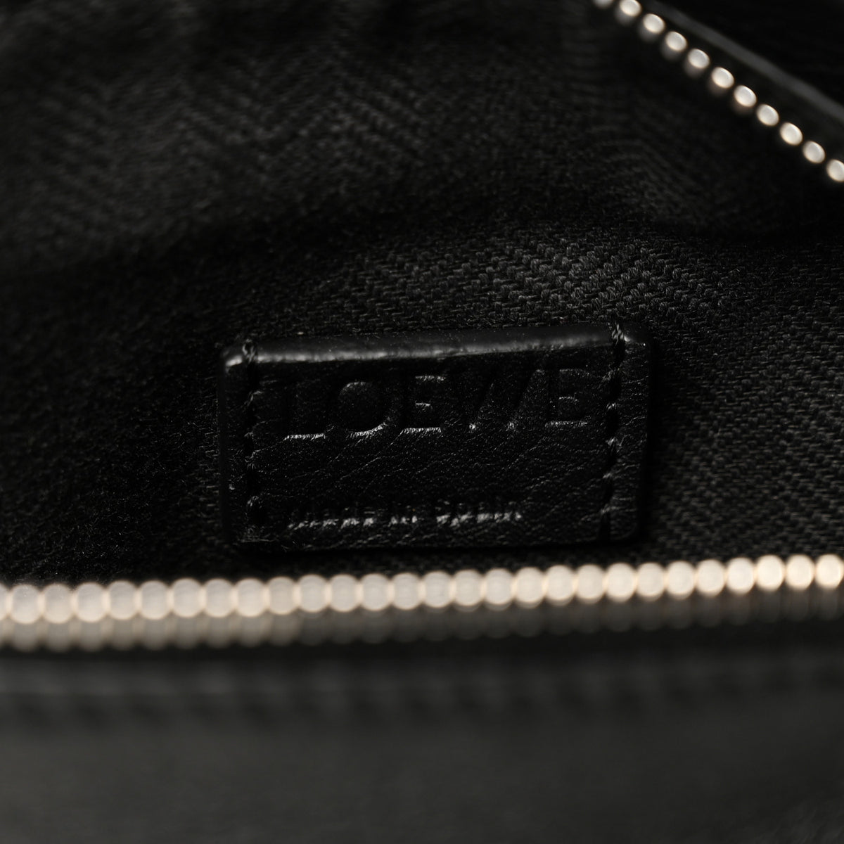 Calfskin Mini Puzzle Bumbag Black