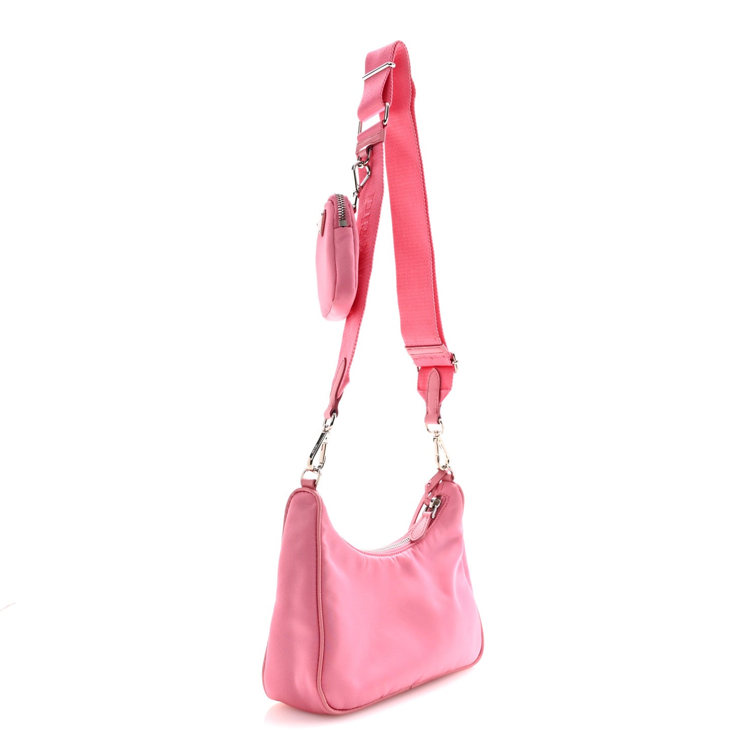 Prada Nylon Re-Edition 2005 Shoulder Bag Begonia 3 of 17