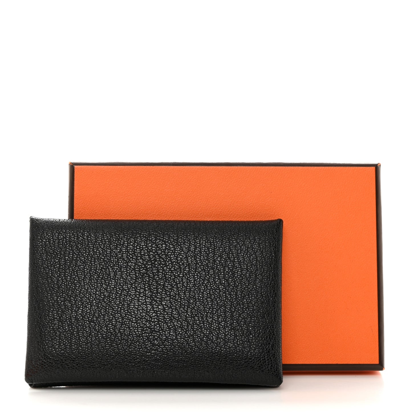 Chevre Mysore Calvi Card Case Black