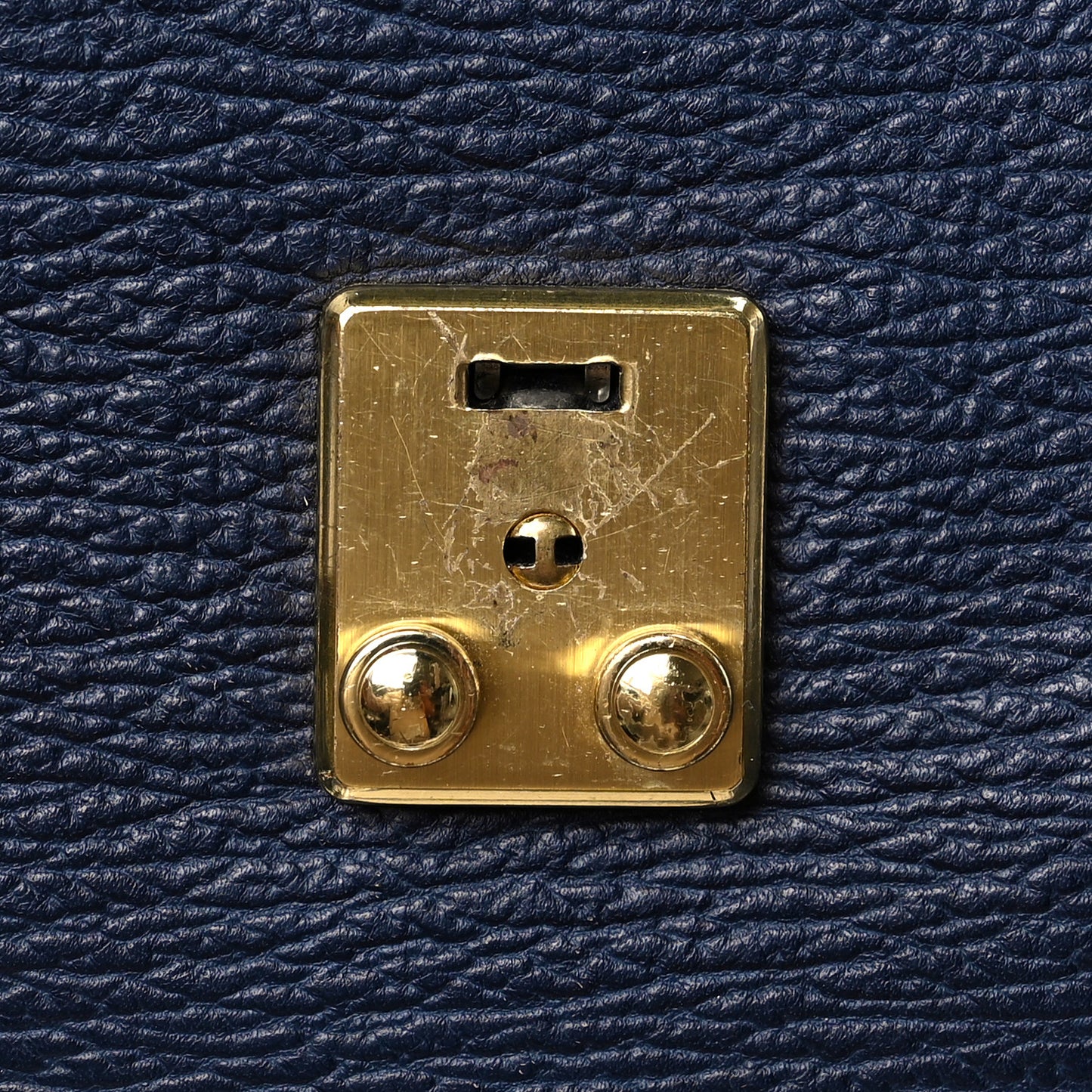 Textured Calfskin Large Pashli Satchel Ink