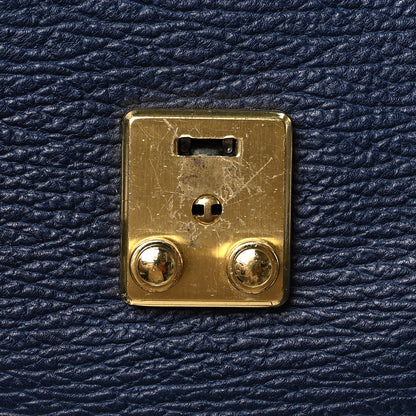 3.1 Phillip Lim Textured Calfskin Large Pashli Satchel Ink 8 of 8