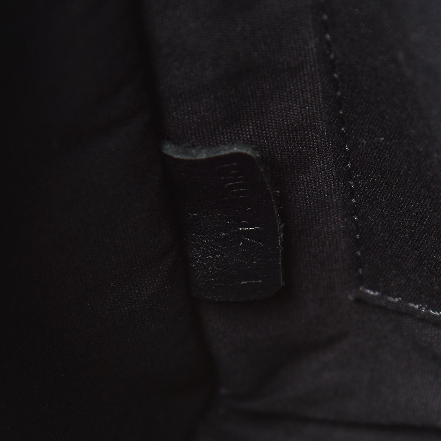 Smooth Calfskin Nano Luggage Black