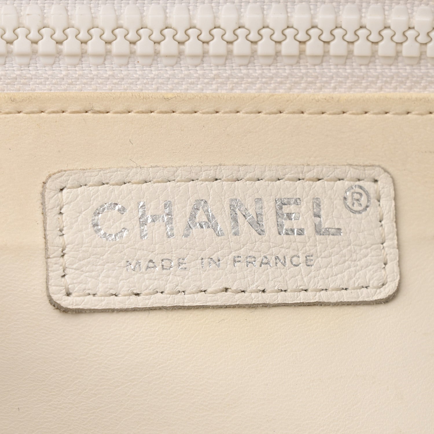Chanel Canvas Coco Hearts Print Tote Blue 6 of 14