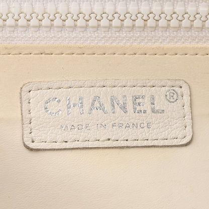 Chanel Canvas Coco Hearts Print Tote Blue 6 of 14