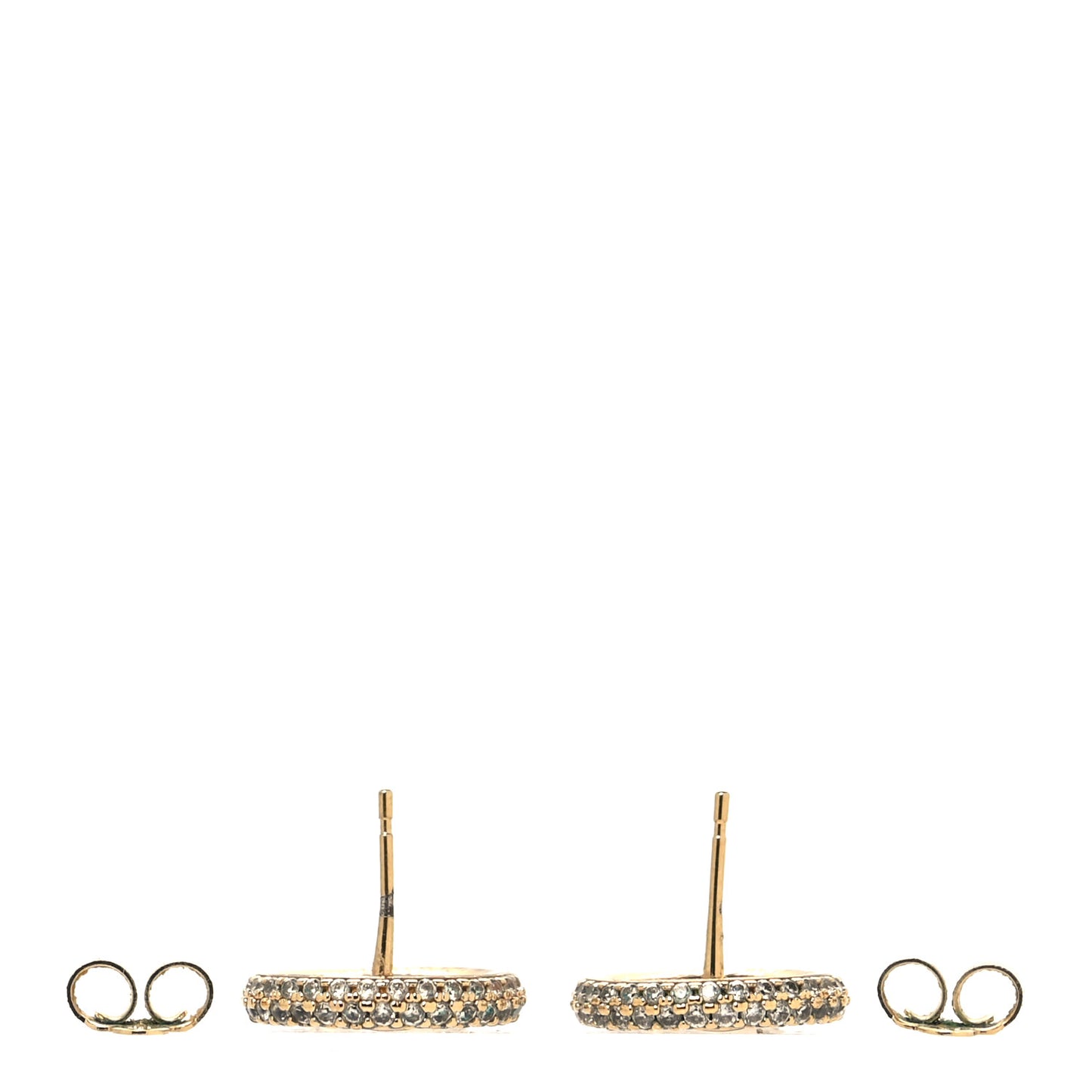 Metal Crystal Louise By Night Earrings Gold