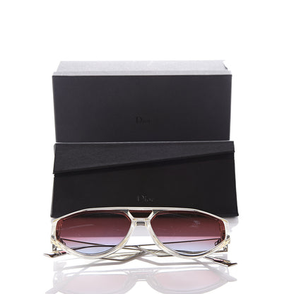 Christian Dior Clan 1 Aviator Sunglasses Pink 9 of 10