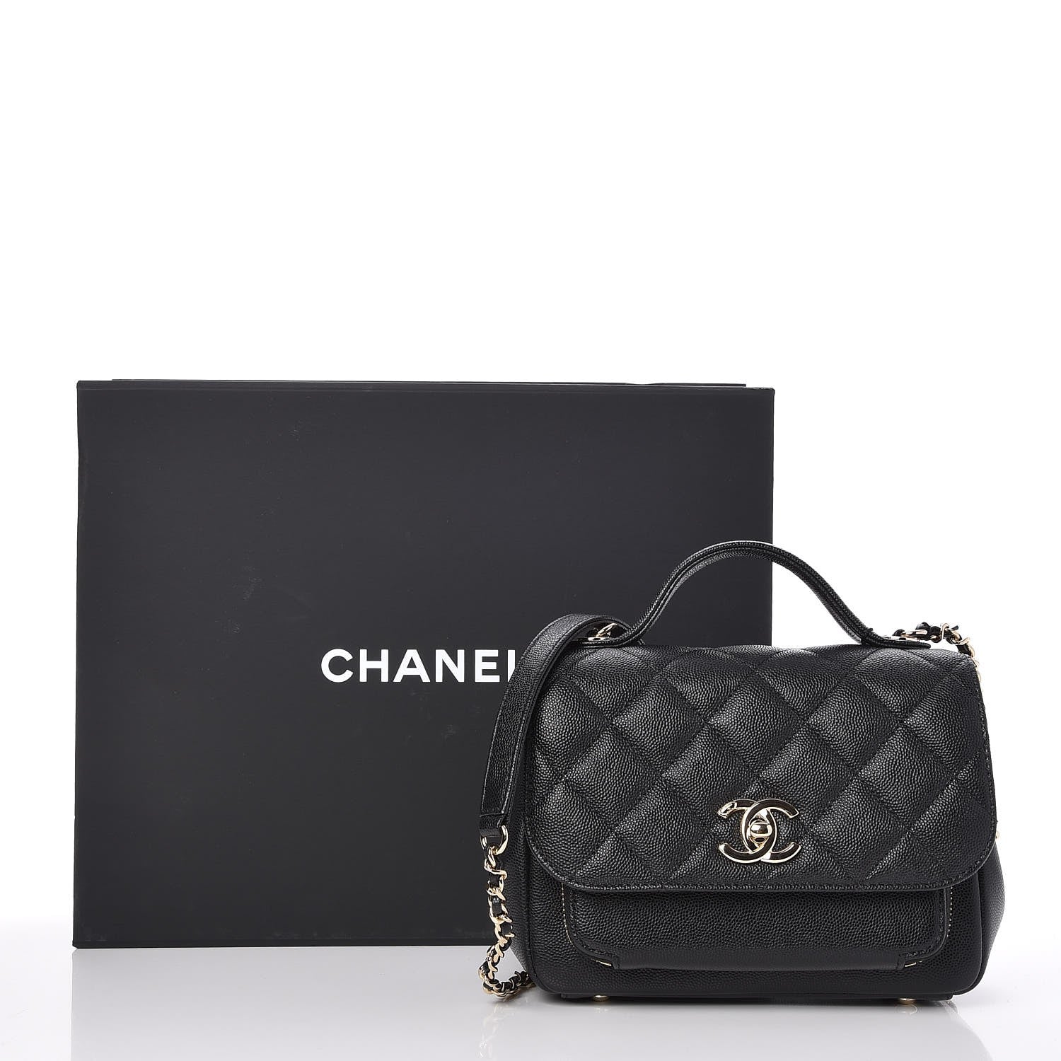 Chanel Caviar Quilted Small Business Affinity Flap Black 8 of 8