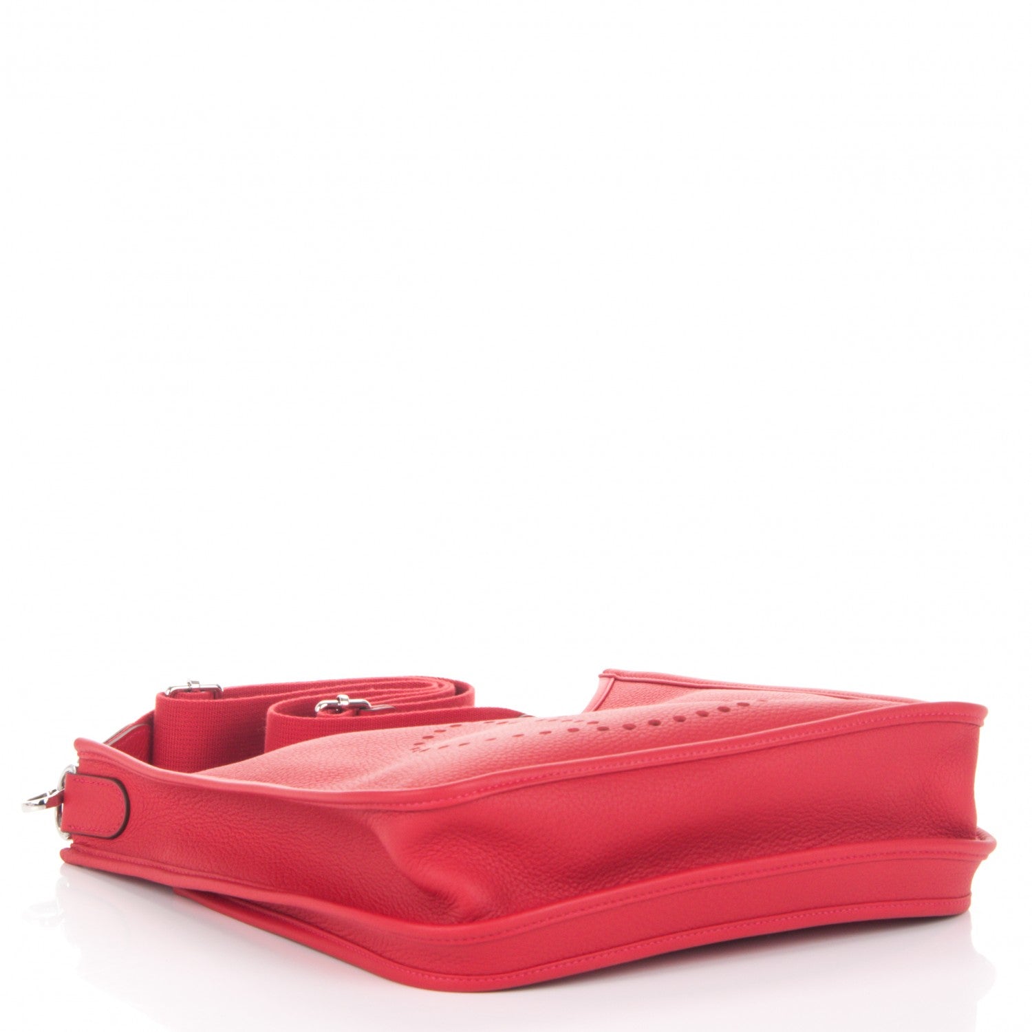 Hermes Taurillon Clemence Evelyne III PM Rouge Casaque 4 of 7