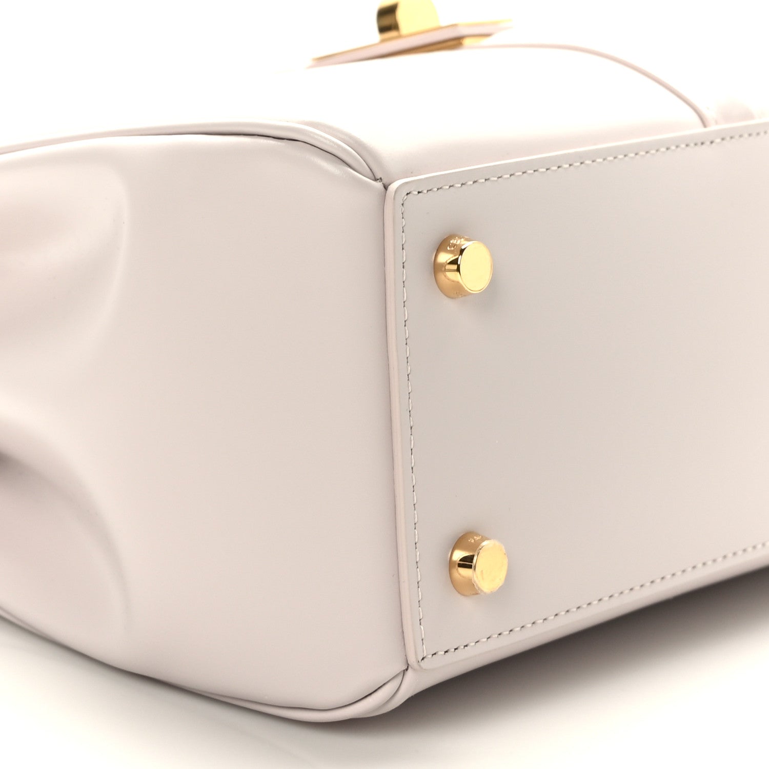 Celine Satinated Calfskin Small 16 Top Handle Bag Poudre 9 of 10
