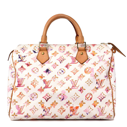 Louis Vuitton Watercolor Aquarelle Speedy 30 White 1 of 18