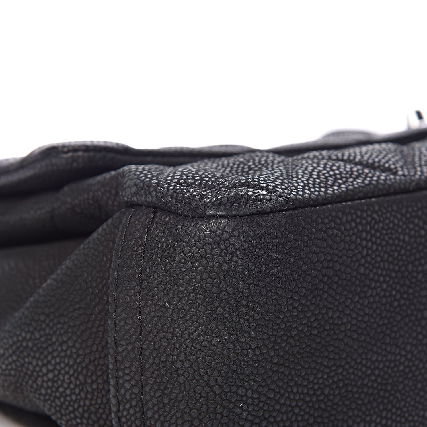 Chanel Iridescent Caviar Quilted Medium Lady Pearly Flap Black 16 of 16