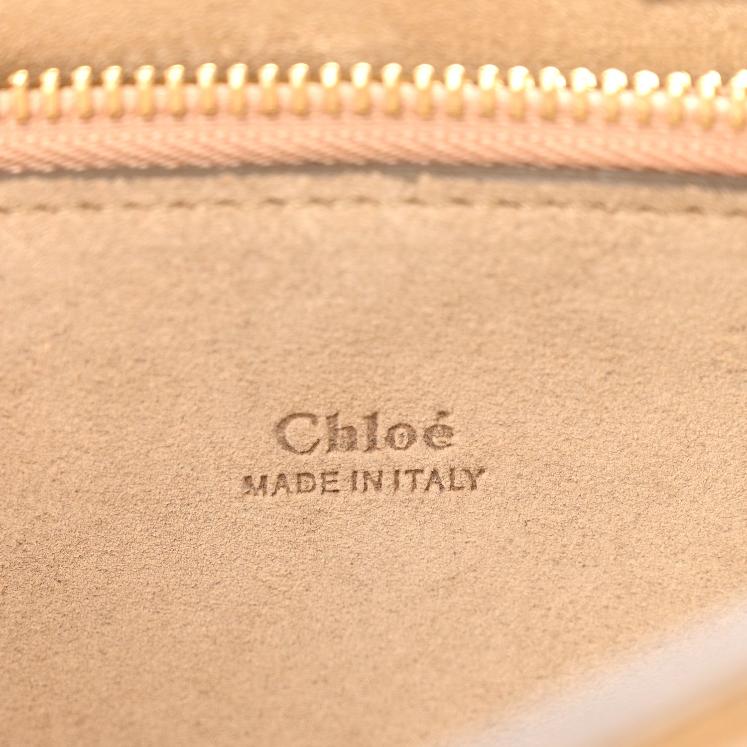 Chloe Calfskin Suede Medium Faye Shoulder Bag Motty Grey 7 of 16