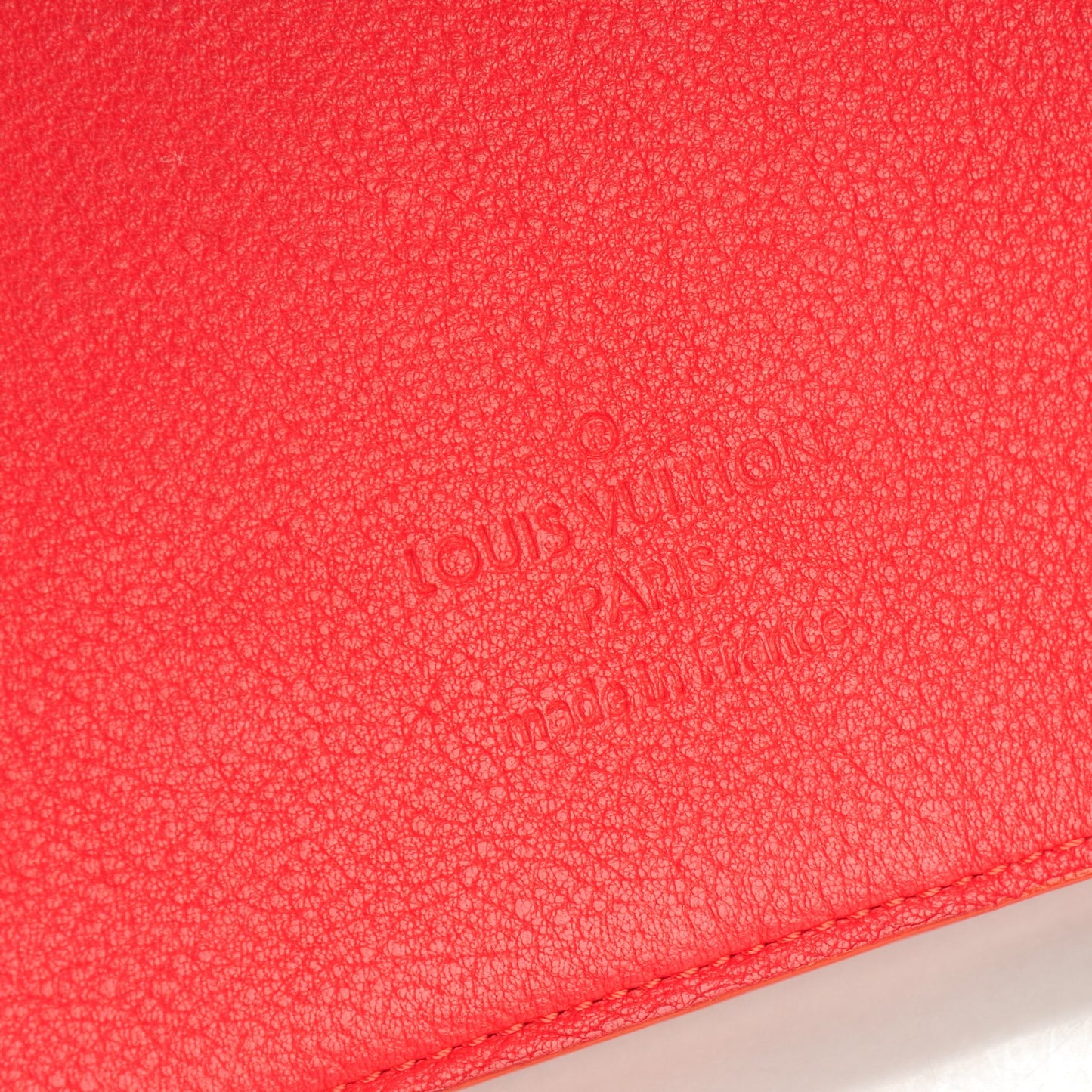 Calfskin Notebook Cover MM Rouge Orange