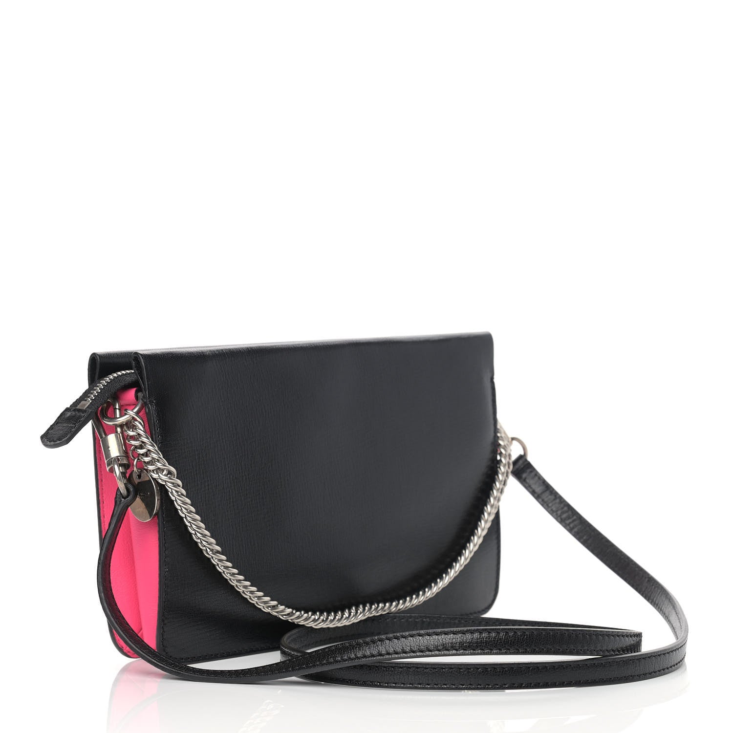 Givenchy Sugar Goatskin Cross 3 Crossbody Bag Black Pink 3 of 10