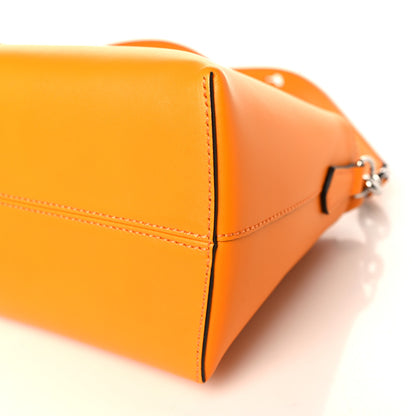 Fendi Vitello King Logo Embossed Medium By The Way Boston Bag Clementine 9 of 10