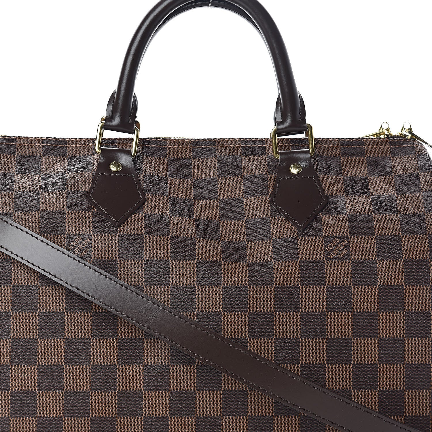 Louis Vuitton Damier Ebene Speedy Bandouliere 30 7 of 9