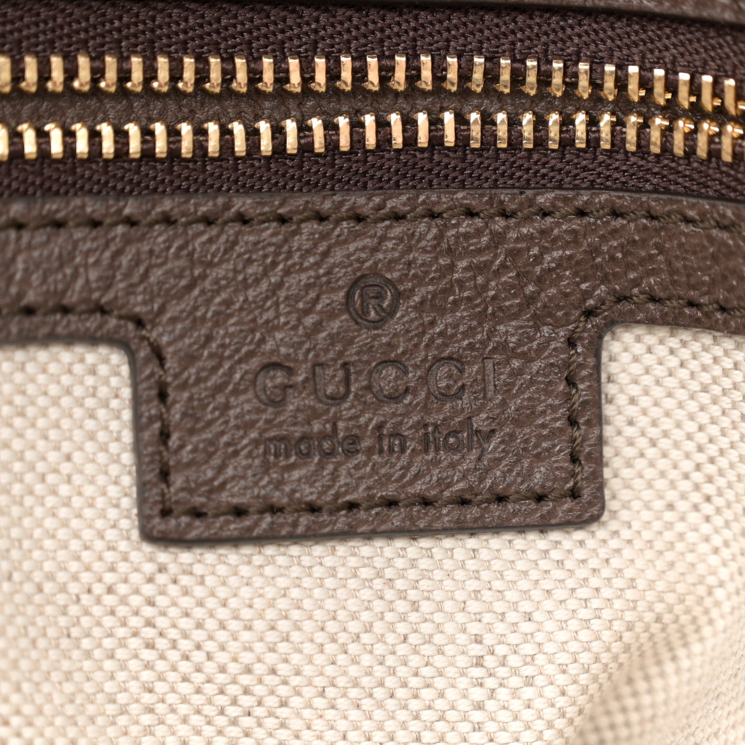 Gucci GG Supreme Monogram Textured Dollar Calfskin Web Medium Blondie Top Handle Shoulder Flap Bag Beige Ebony New Acero 7 of 11