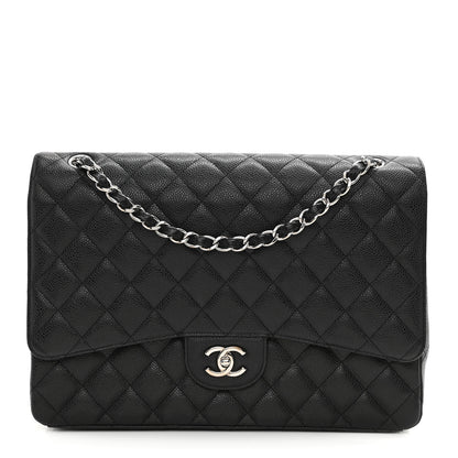 Chanel Caviar Quilted Maxi Single Flap Black 1 of 10