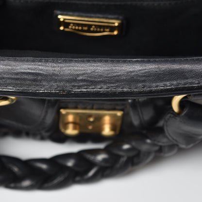 Miu Miu Nappa Matelasse Coffer Frame Tote Black 11 of 11