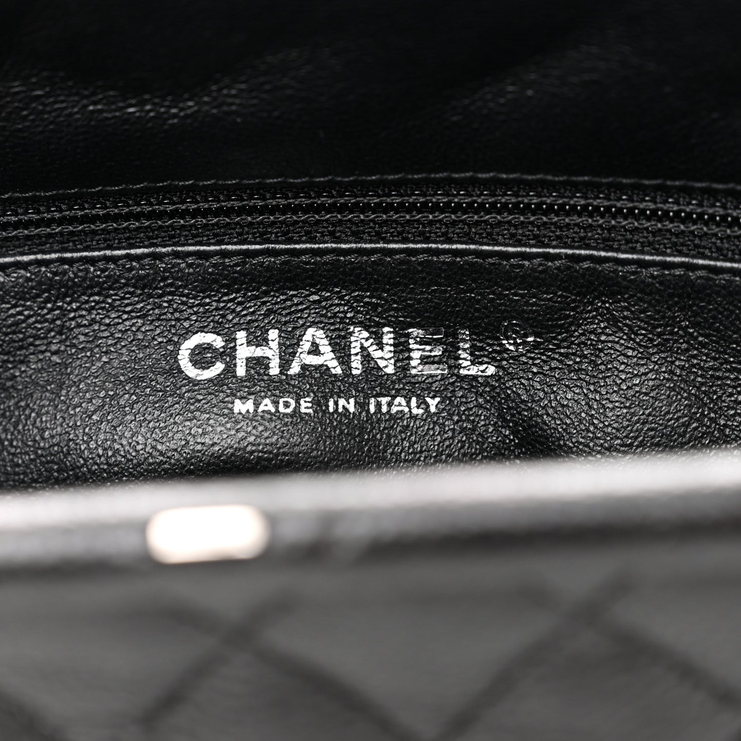 Caviar Quilted Timeless Clutch Black