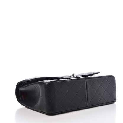 Chanel Caviar Quilted Jumbo Double Flap Black 5 of 8