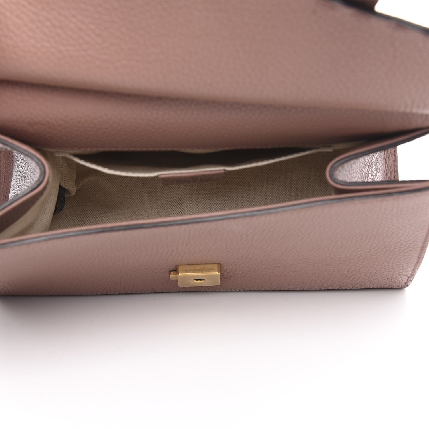 Gucci Calfskin Mini GG Marmont Top Handle Bag Rosy Phard 5 of 11