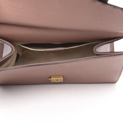 Gucci Calfskin Mini GG Marmont Top Handle Bag Rosy Phard 5 of 11
