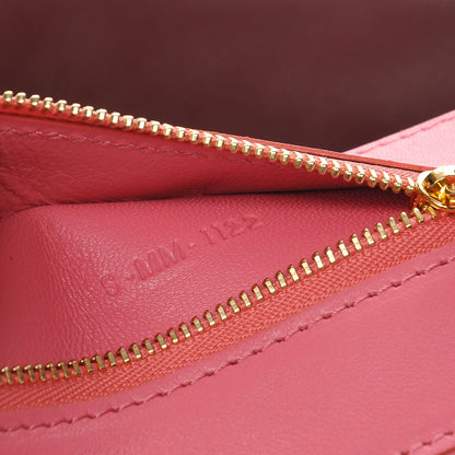 Celine Smooth Lambskin Vertical Bi-Cabas Pink Rust 8 of 8