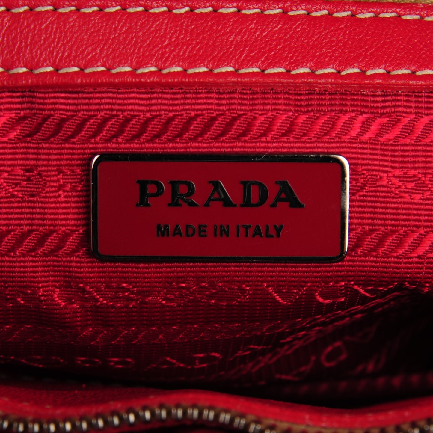 Vernice Patent Dressy Gaufre Tote Rosso