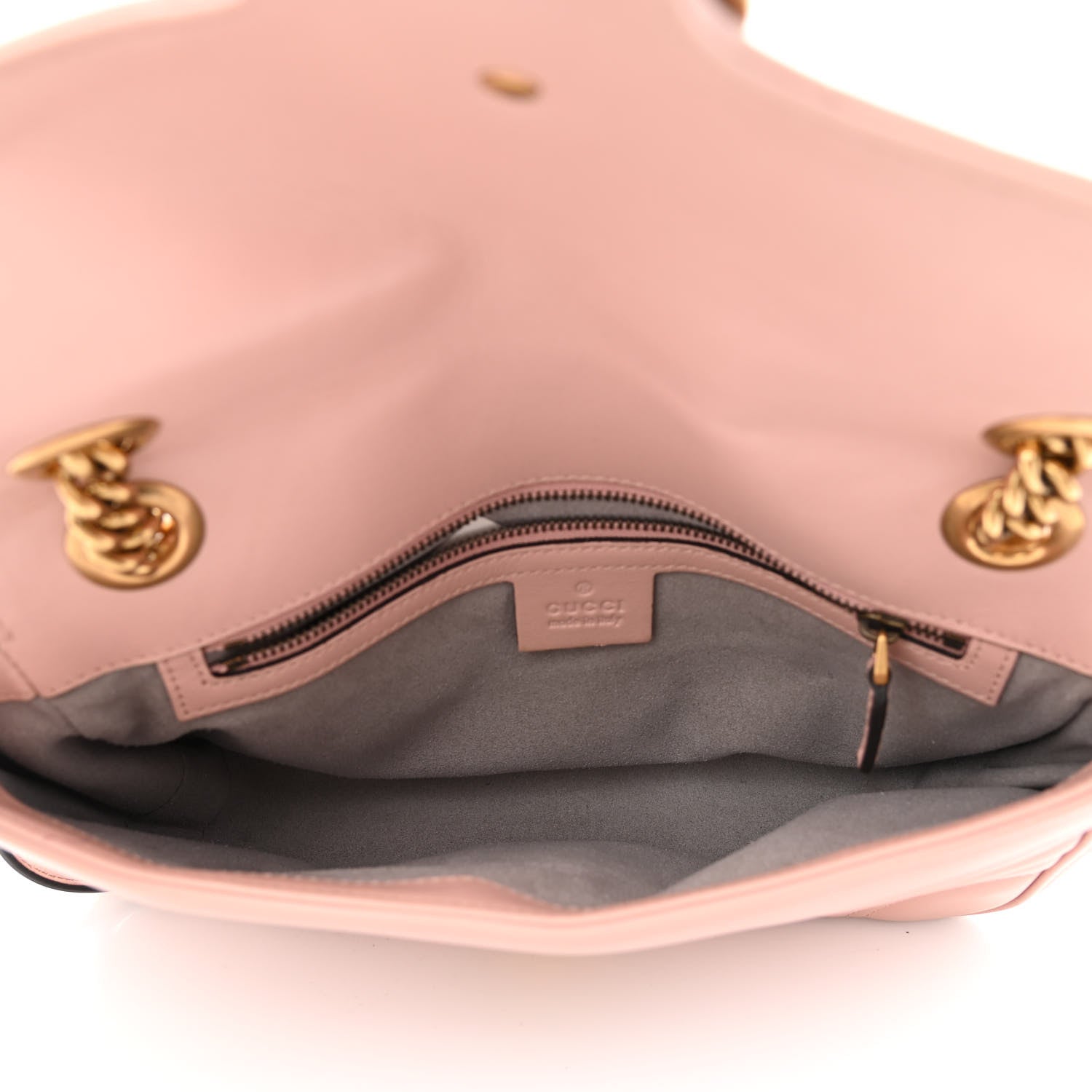 Gucci Calfskin Matelasse Small GG Marmont Shoulder Bag Perfect Pink 5 of 12