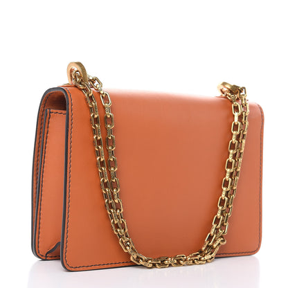 Christian Dior Calfskin J'Adior Chain Flap Bag Orange 3 of 12