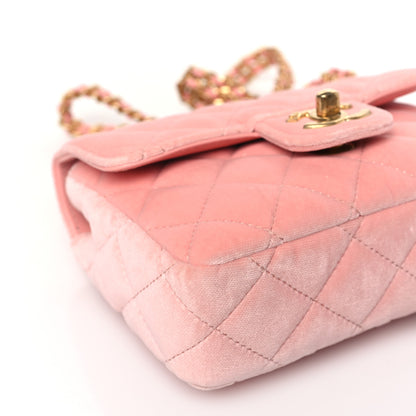 Chanel Velvet Enamel Mini Flap Light Pink 8 of 10