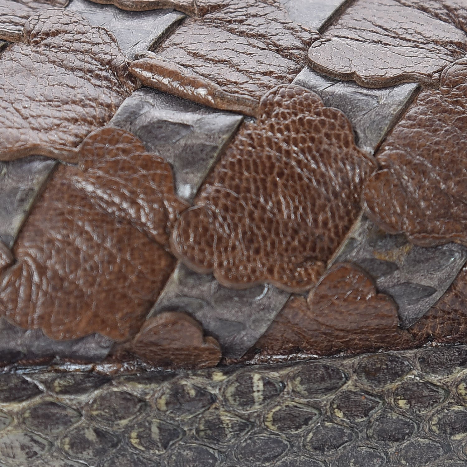 Bottega Veneta Ayers Grained Calfskin Intrecciato Knot Studded Clutch 14 of 14
