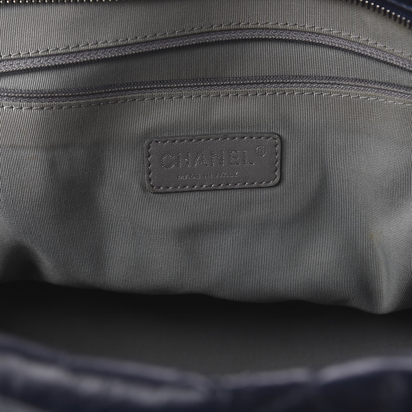 Calfskin Ultra Stitch Bowler Navy