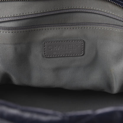 Chanel Calfskin Ultra Stitch Bowler Navy 5 of 15