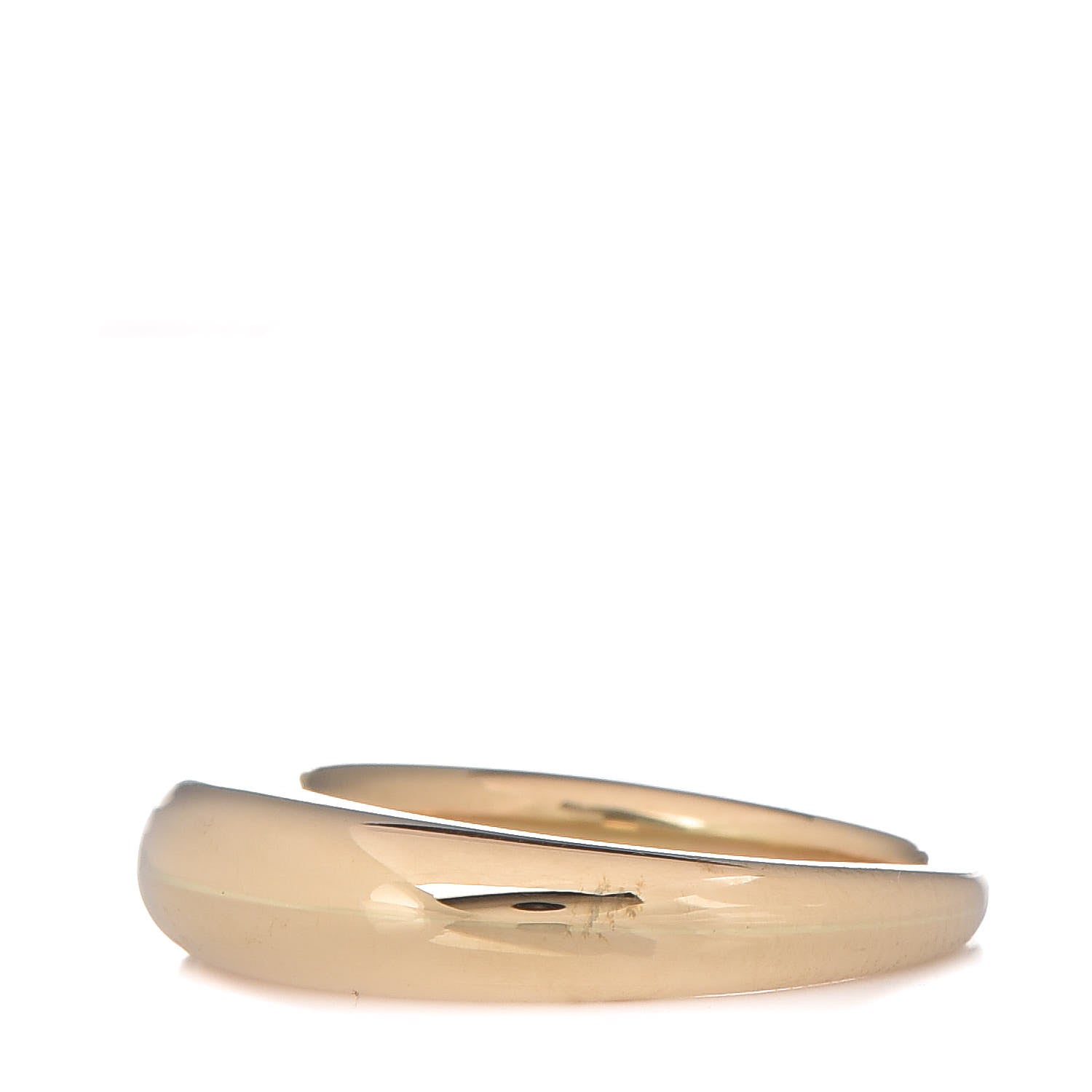 David Yurman 18K Yellow Gold Pure Form Stack Ring 54 7 6 of 13