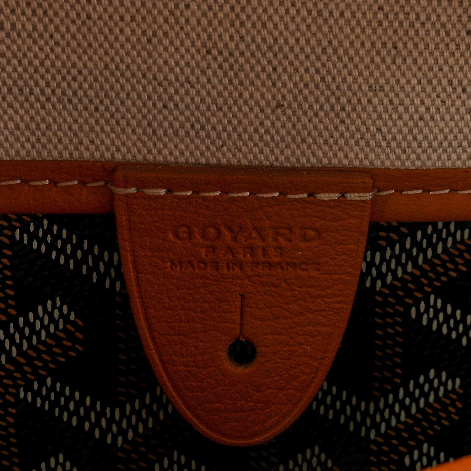 Goyard Goyardine Artois MM Black Gold 6 of 9