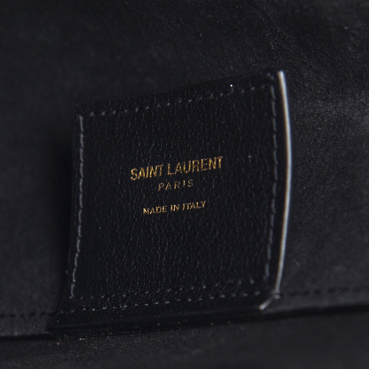 Calfskin Large Shopping Tote Black
