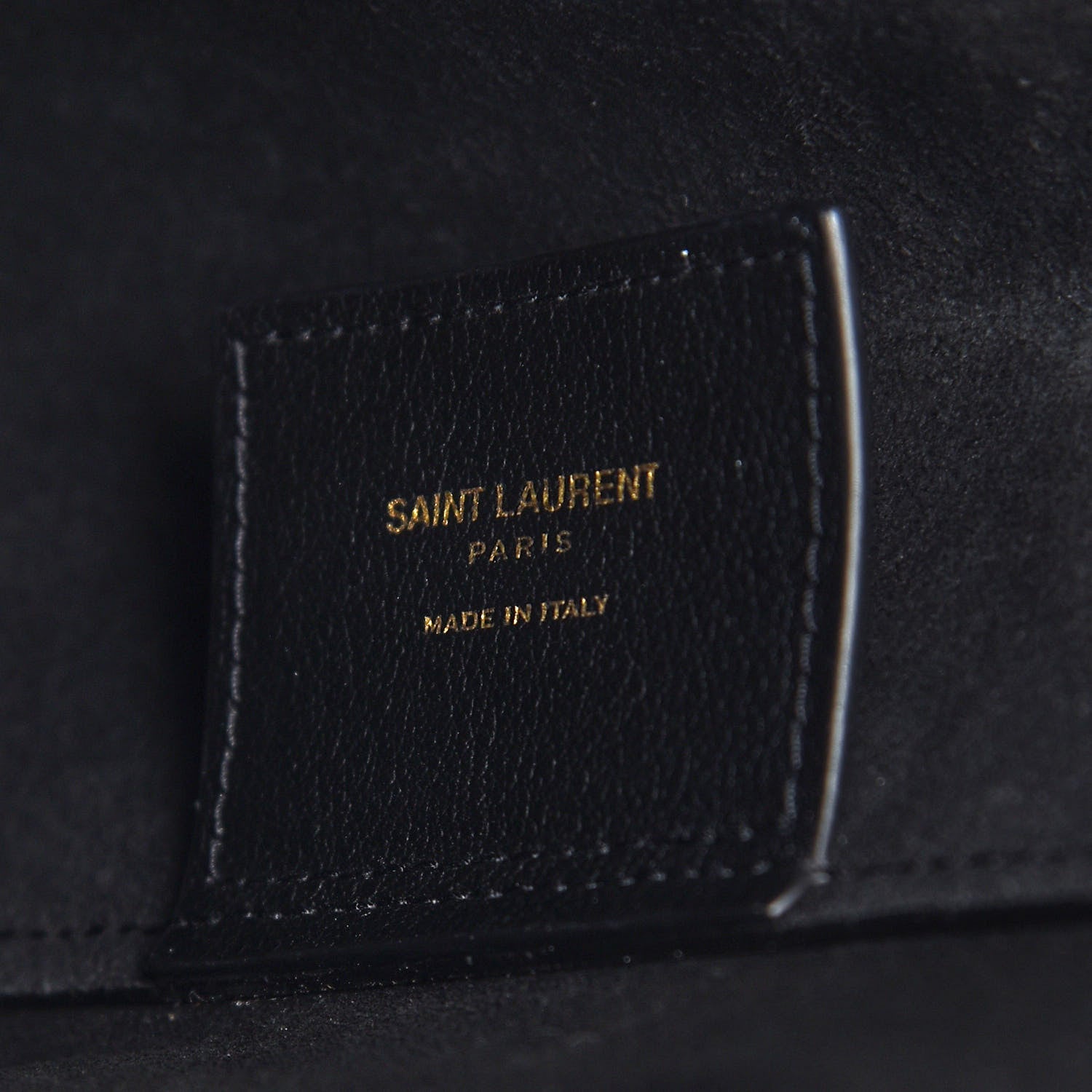 Saint Laurent Calfskin Large Shopping Tote Black 7 of 11