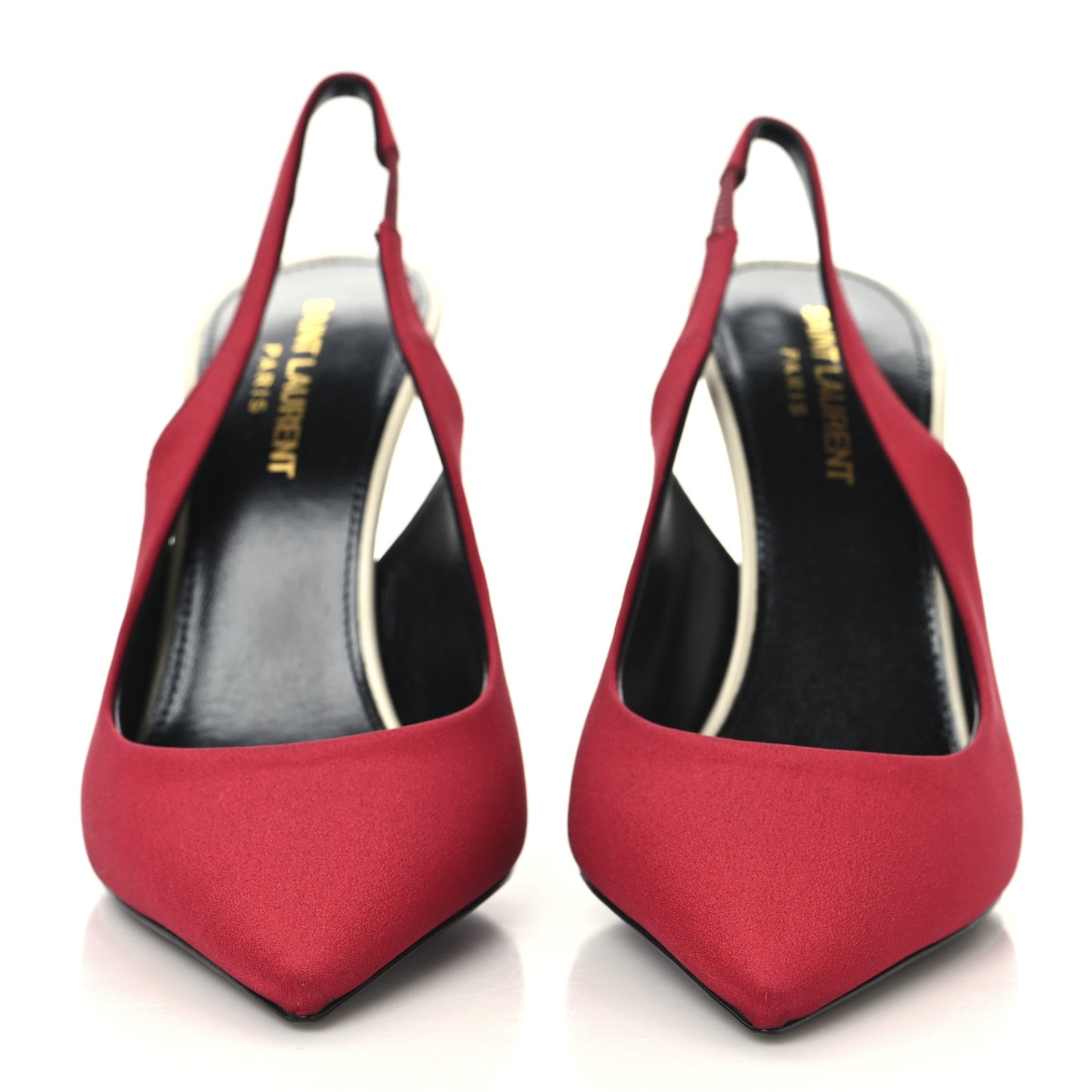 Crepe De Chine Zoe 105 Slingback Pump 38 Deep Red