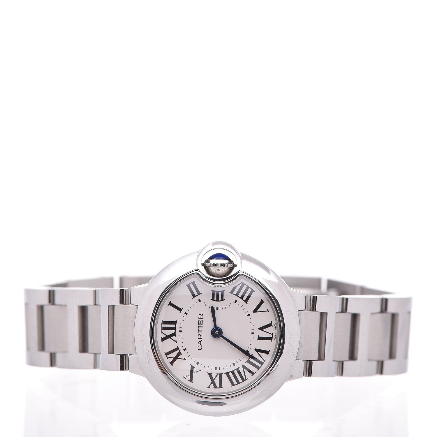 Cartier Stainless Steel 28mm Ballon Bleu De Quartz Watch 3 of 9