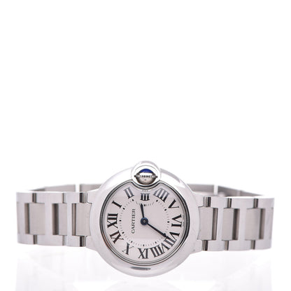 Cartier Stainless Steel 28mm Ballon Bleu De Quartz Watch 3 of 9