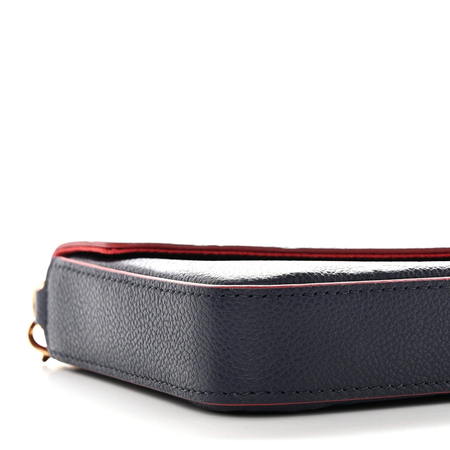 Empreinte Pochette Felicie Chain Wallet Marine Rouge