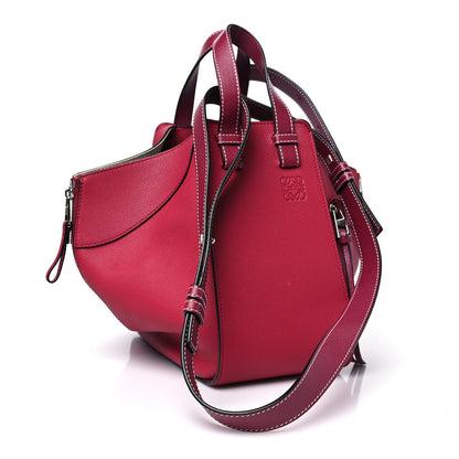Loewe Grained Calfskin Small Hammock Shoulder Bag Raspberry 3 of 10